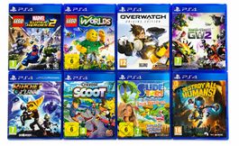 PS4 Spiele Paket – 8 Spiele – guter Zustand