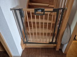 Sicherheitsgitter Treppengitter Holzmetall