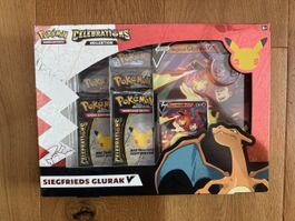 Pokemon Celebrations Siegrieds Glurak V Box Neu und OVP