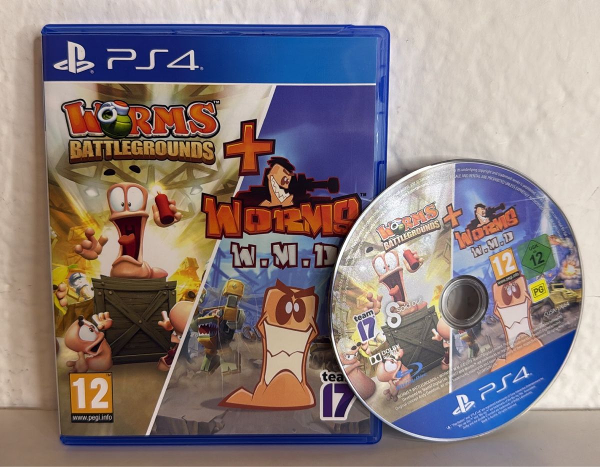 Sony Giochi: Worms Battlegrounds + Worms W.M.D PS4/PS5 Game – Usato da Ehrendingen venduto da bubulence