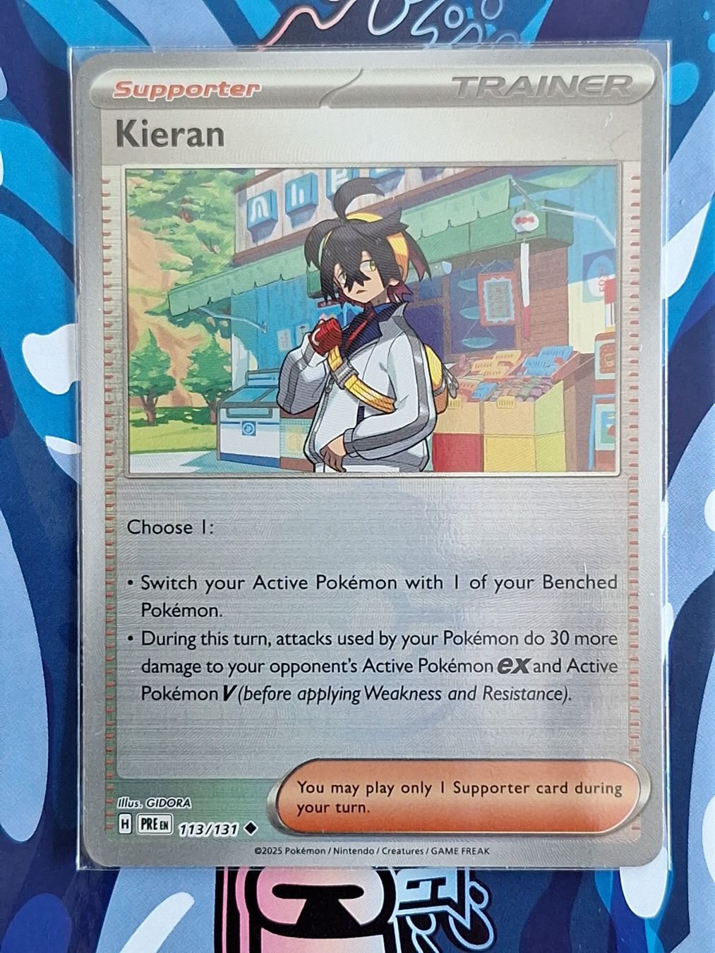 Pokémon Sammelbilder & Trading cards: Kieran - Pokeball Reverse Holo Prismatic Evolution - #14 – Gebraucht aus Altstätten SG von GGsGameshop