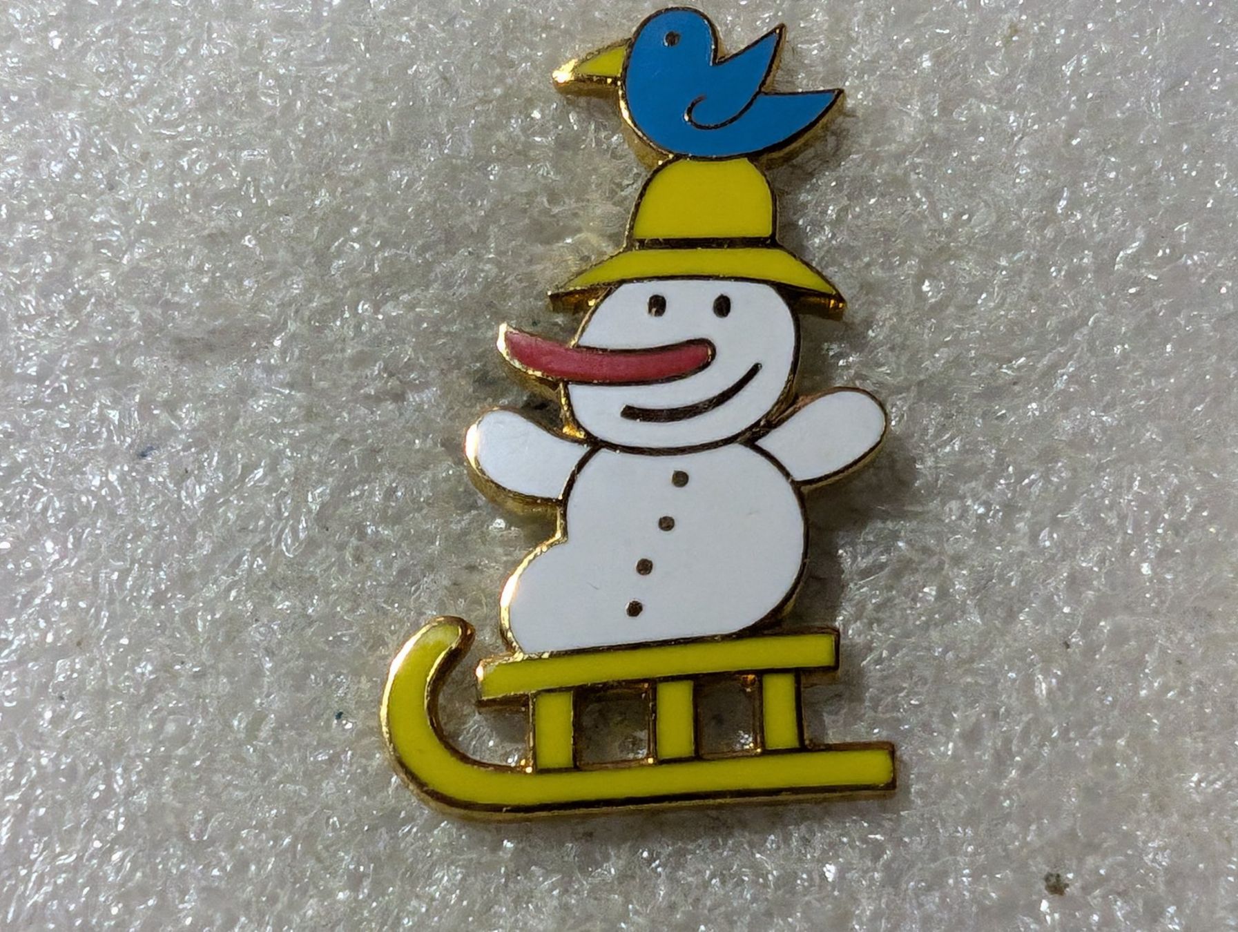 Placchette & Badge: Ansteckpin 67: Schneemann – Usato da Oppligen venduto da Pin-Fall-Shop