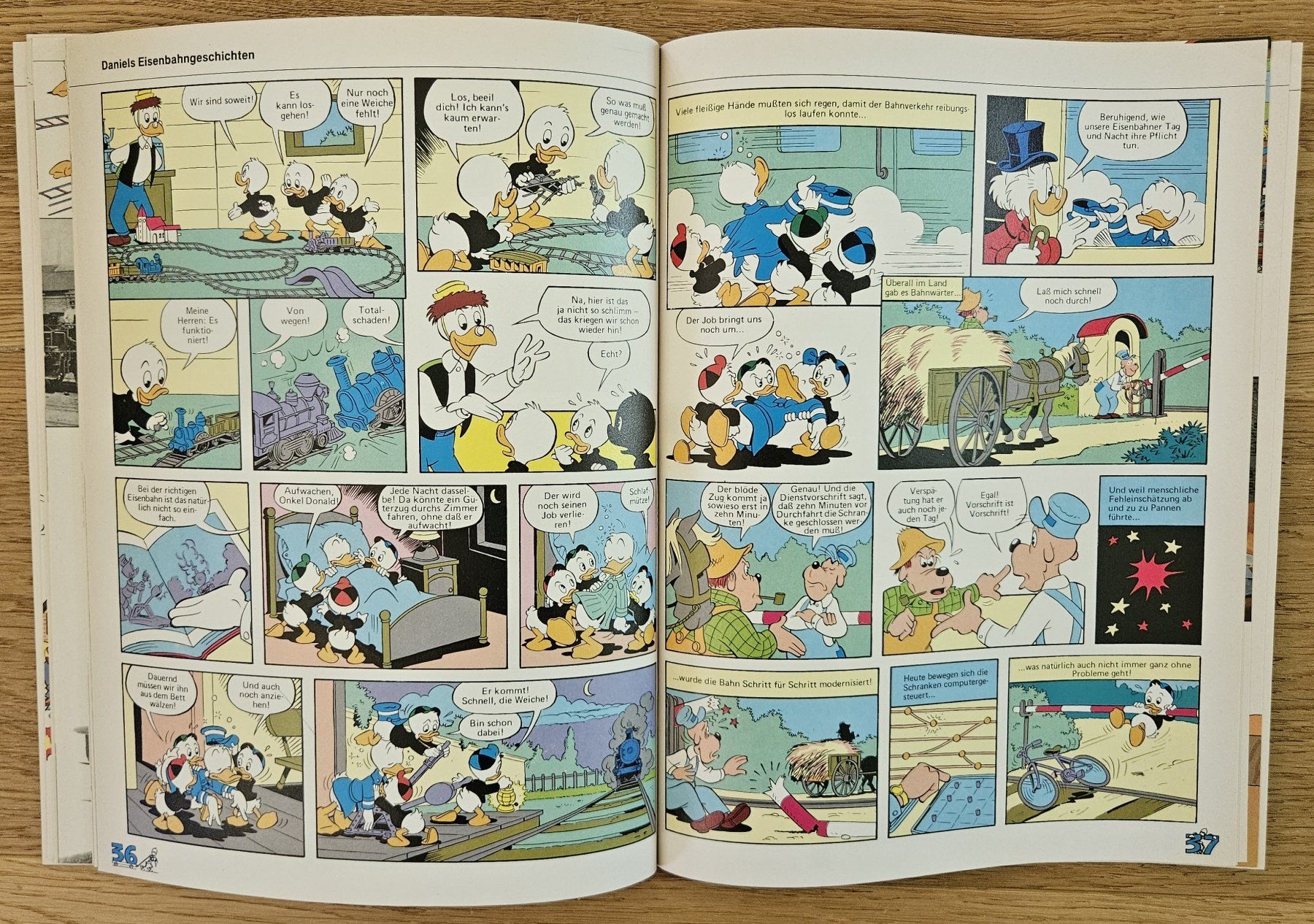 Fumetti: Daniel Düsentrieb erklärt: Eisenbahnen – Usato da Schaffhausen venduto da asyouwestley 7