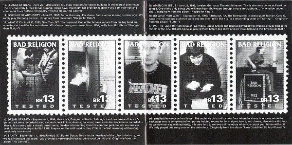 CDs: Bad Religion – Tested - Vergriffen! – D'occasion à Brittnau par Zibu 5