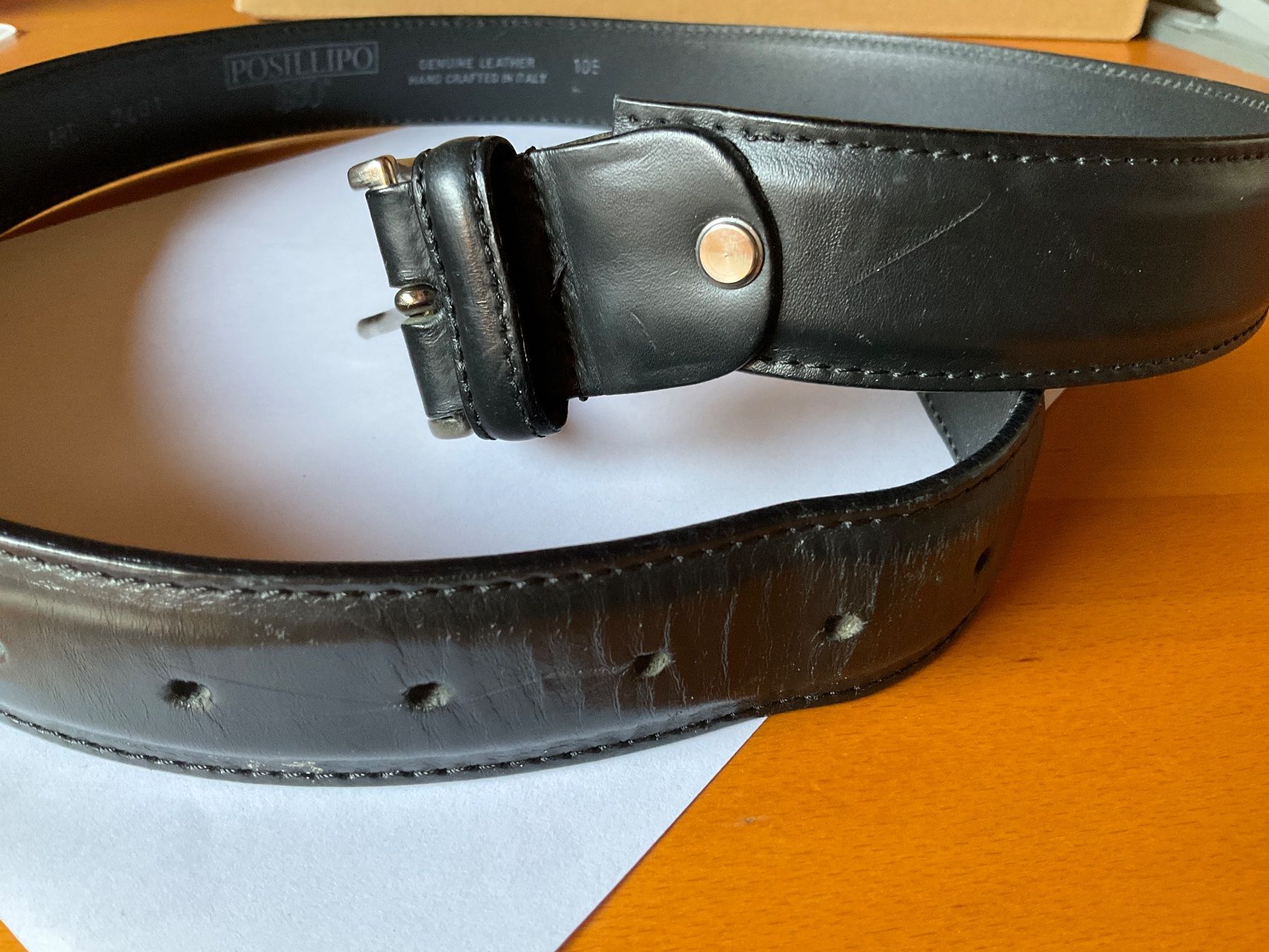 Cinture: 2x ceintures cuires - T85 – Usato da Gland venduto da DL2004 5
