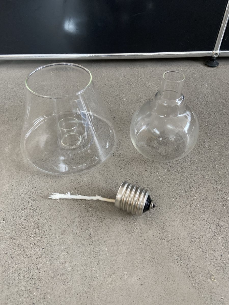 Lampade: Windlicht aus Glas – Usato da Rodersdorf venduto da trueegg 1
