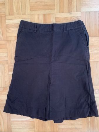 Dunkelbrauner Jupe ZARA BASIC Grösse: 36