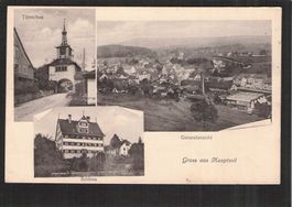 #Gruss aus Hauptwil TG , gel. 1917