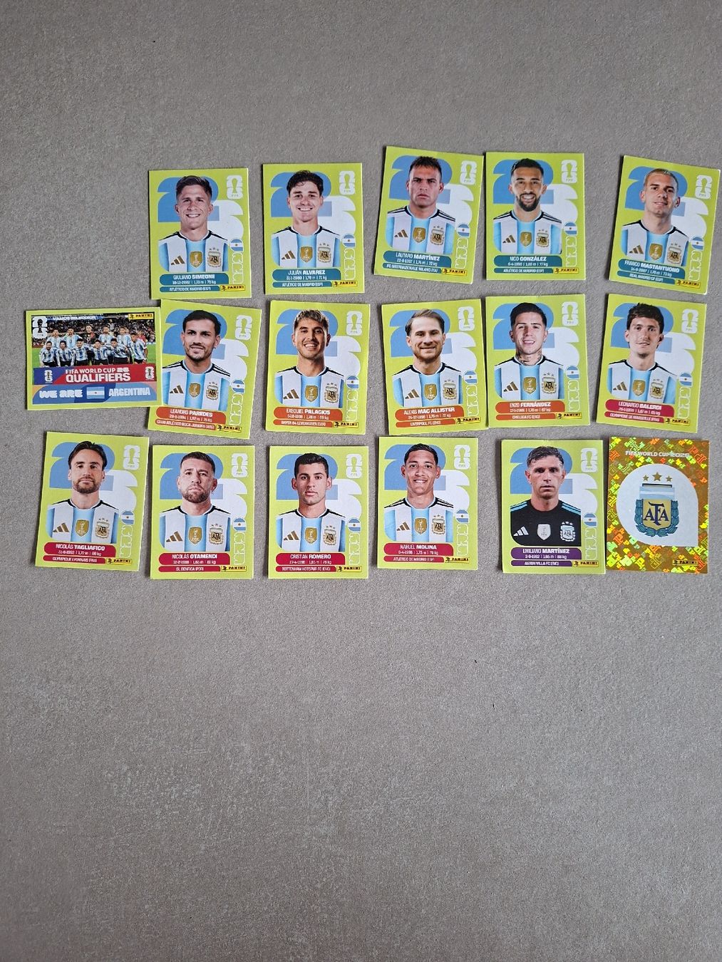 Panini Cartes à collectionner: Panini WM 26  Bilder Argentinien – Neuf (Voir description) à Adligenswil par s.gloggner
