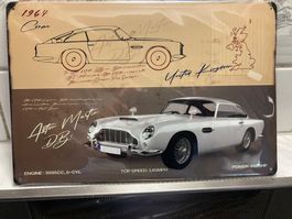 Blechschild Aston Martin DB 1964 NEU/OVP 30x20 cm