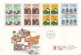 SBK 753 - 756 im 4er-Block FDC Grossformat