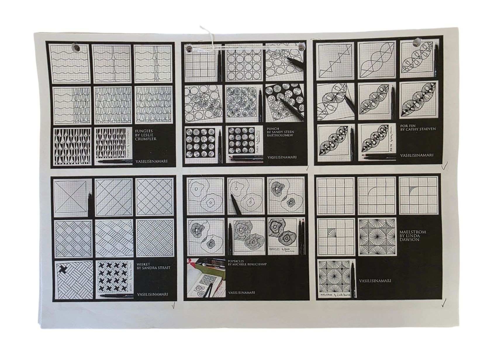 Stifte & Marker: Zentangle Set Stifte und Musterkarten – Gebraucht aus Oberdorf SO von julian027 7