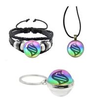 Pokemon Mega Stein Set: Armband, Kette, Schlüsselanhänger...