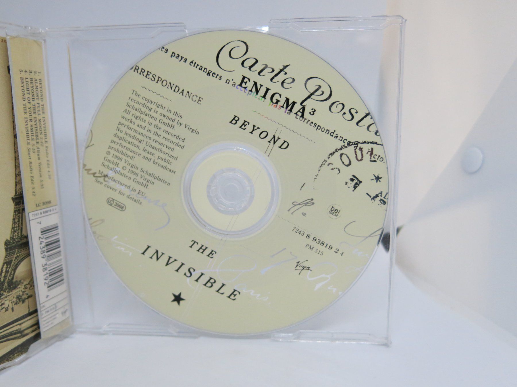 CDs: CD Maxi: Enigma ‎– Beyond The Invisible – D'occasion à Ernetschwil par luisvonerni 3