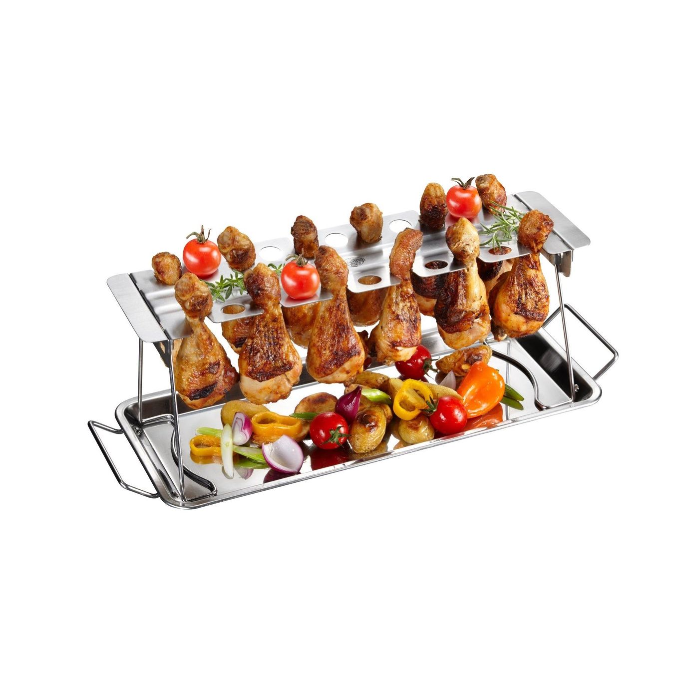 Küchengeräte: Pouletschenkel- oder Chickenwing Halter – Neu und originalverpackt aus Wettingen von kochshop