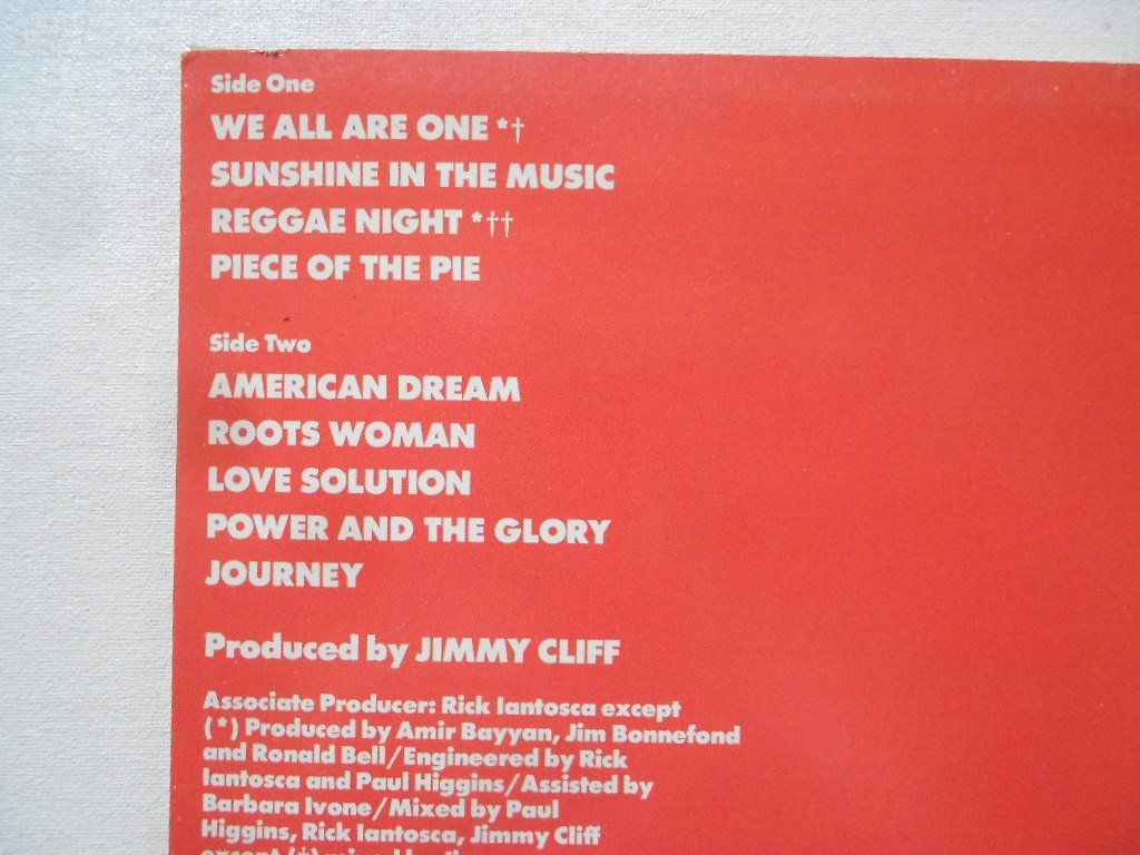 Schallplatten: JIMMY CLIFF  -  THE POWER AND THE GLORY – Gebraucht aus Bex von Giorgiob 2