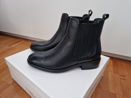 Bottines chelsea cuir noir
