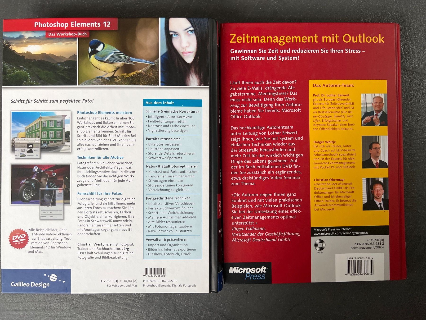 Libri: Photoshop Elements 12 & Zeitmanagement mit Outlook! – Usato da Kreuzlingen venduto da Muschel64 1