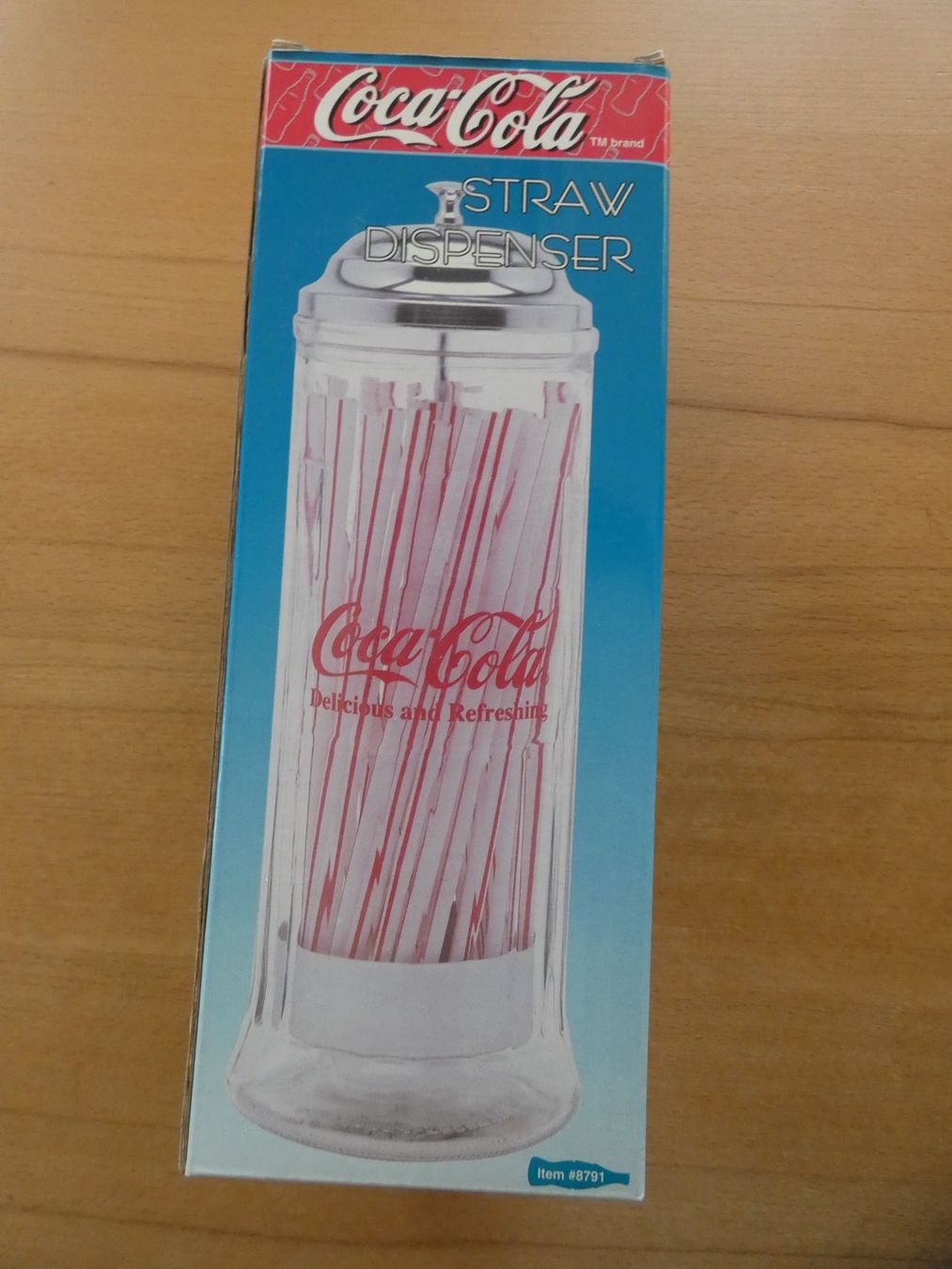 Coca-Cola Bicchieri: Röhrli - Spender "Coca - Cola" aus Glas – Nuovo (secondo la descrizione) da Münchwilen TG venduto da sirnmu
