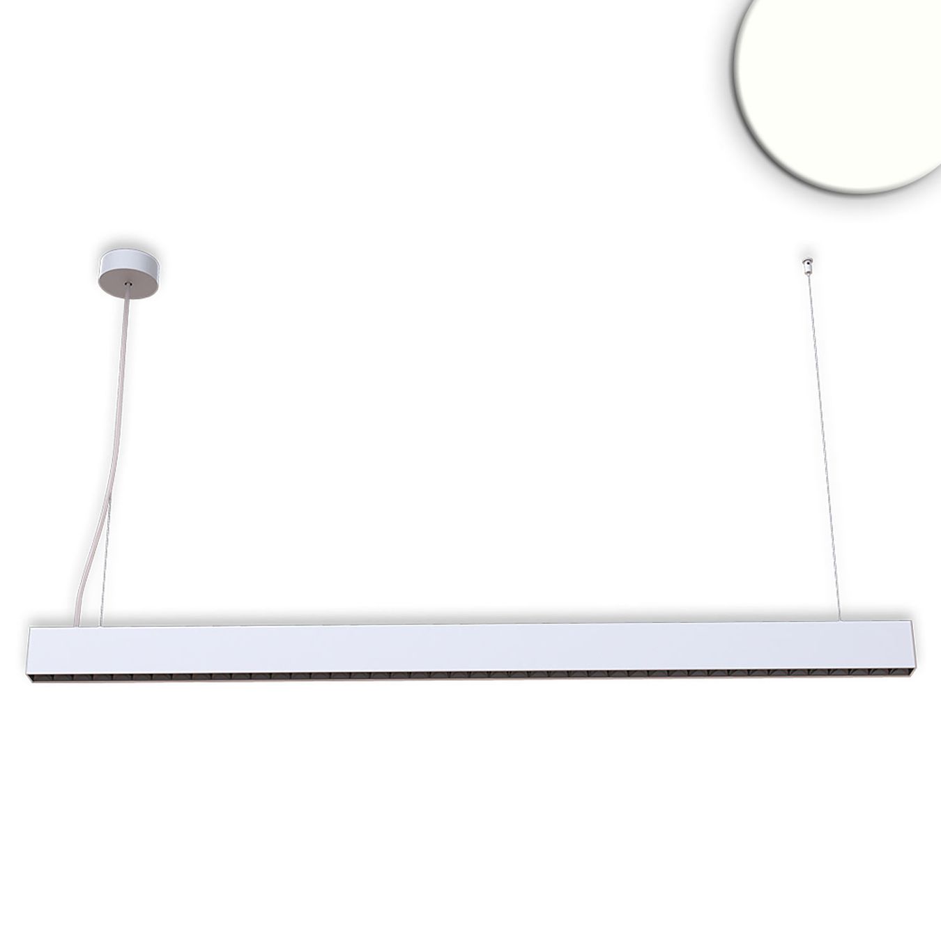 Lampadari & plafoniere: LED Pendelleuchte, Silber, 118 cm Länge – Nuovo (secondo la descrizione) da Kreuzlingen venduto da Smart-Light