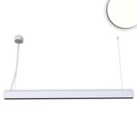 LED Pendelleuchte, Silber, 118 cm Länge