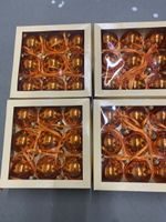 Inge-Glas Weihnachtskugeln 7,5cm orange 36 Stück neu