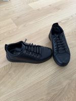 Black leather shoes Venezia 36