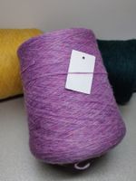 Merino Extrafine & Baby Kamel, Cameau 200g lila scuro mel.