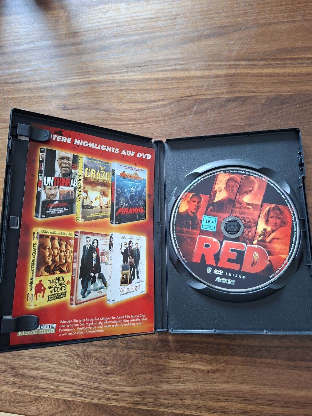 Tutti i DVDs: Action-DVD: RED mit Bruce Willis & Morgan Freeman - TOP! – Usato da Netstal venduto da sven24928 1