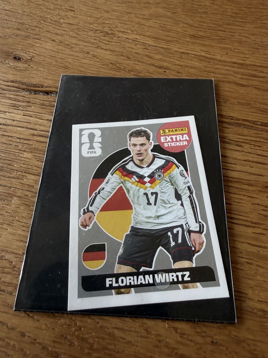 Panini Carte collezionabili: Extra Sticker Florian Wirtz silber – Nuovo (secondo la descrizione) da Würenlos venduto da Michelmarkus