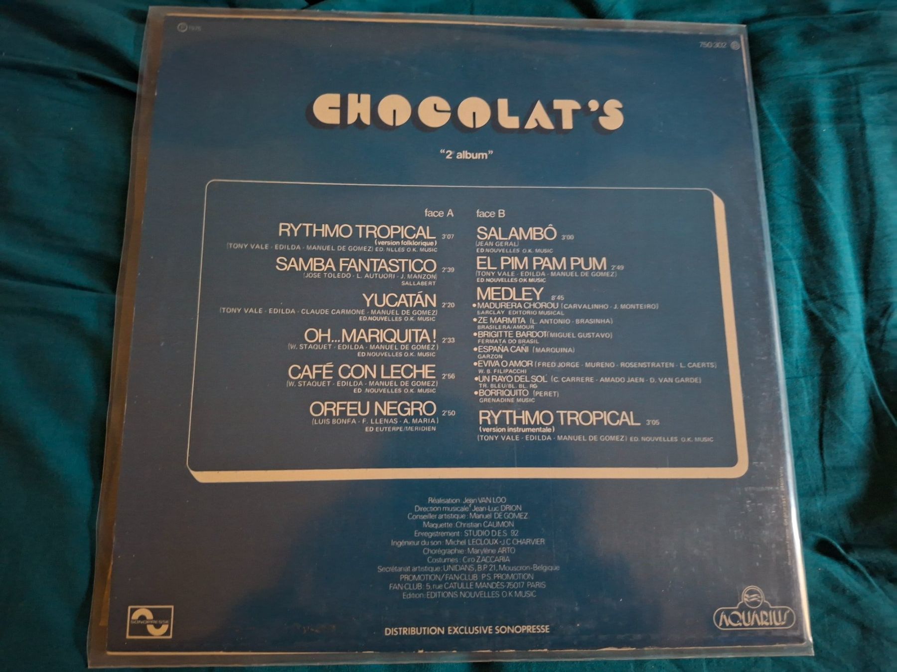 Dischi in vinile: LP Chocolat's Rhythmo Trooical inkl 7" Merengue – Usato da Burg AG venduto da ..machine_rec.. 1