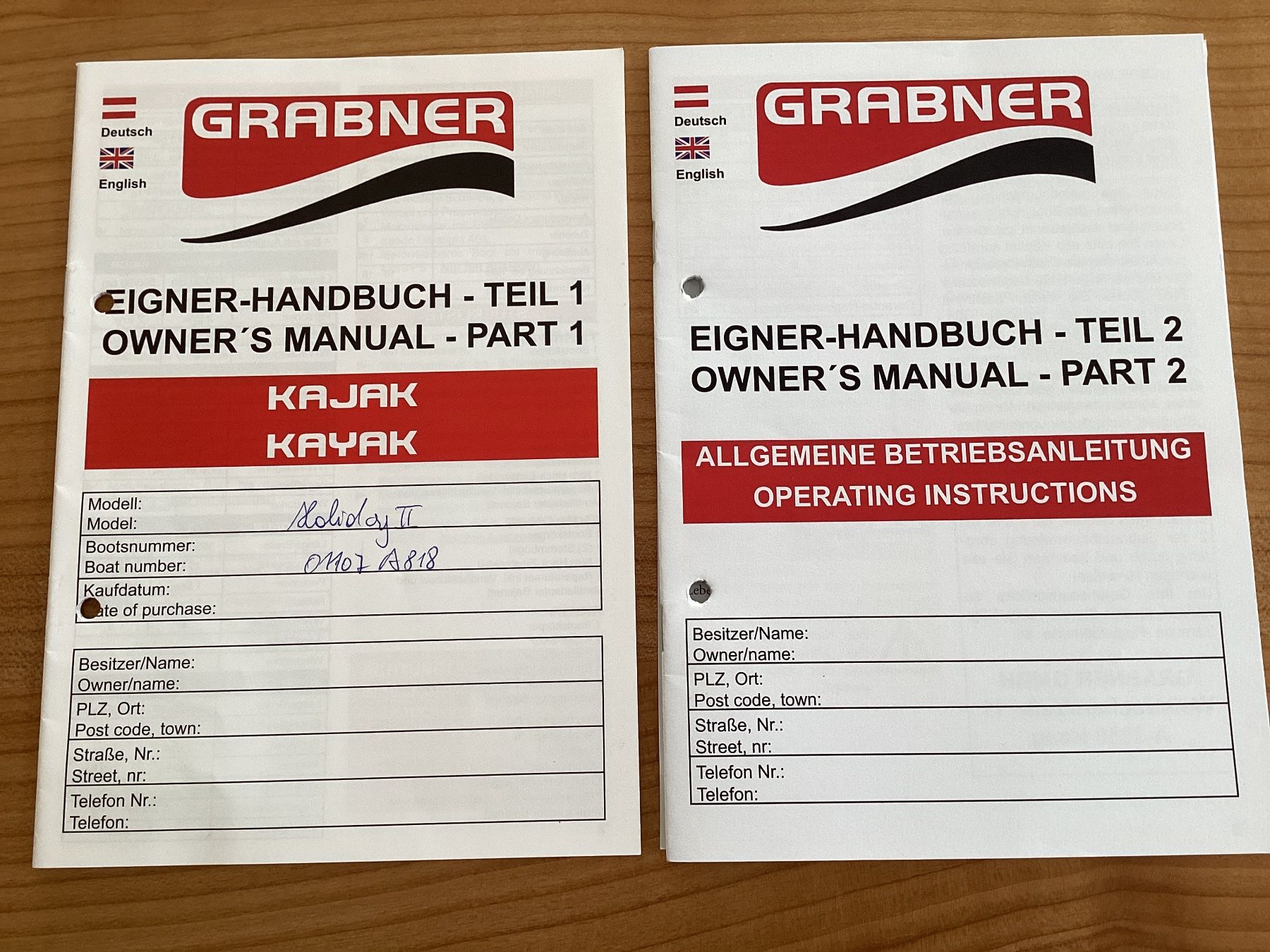 Boote: Grabner Schlauchkajak Holiday 2 – Gebraucht aus Wädenswil von Meinrada20 1