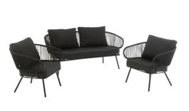 GARTEN SOMMERSET⛱️ / aus Seil/ Metall/ 4 teilig incl. Tisch