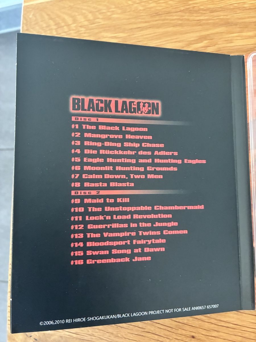 Tutti i DVDs: Black Lagoon Limited Complete Collection – Nuovo (secondo la descrizione) da Worben venduto da sil_n869 3