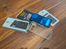 Google Pixel 7 Pro – 256 GB – Schwarz (Hülle & Panzerglas)