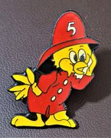 P814 - Pin Comic Feuerwehr Vogel
