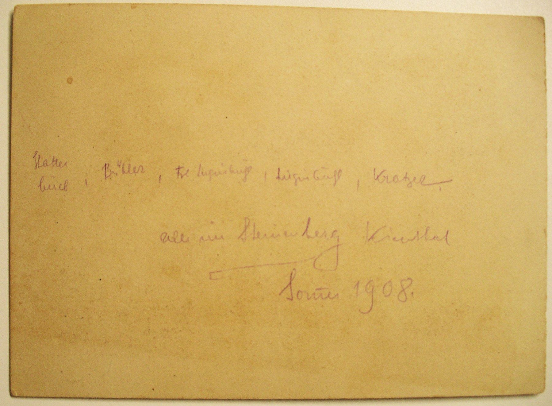 Cartoline postali: antike Foto STEINENBERG KIENTAL 1908 – Usato da Oberhofen am Thunersee venduto da luuping99 1