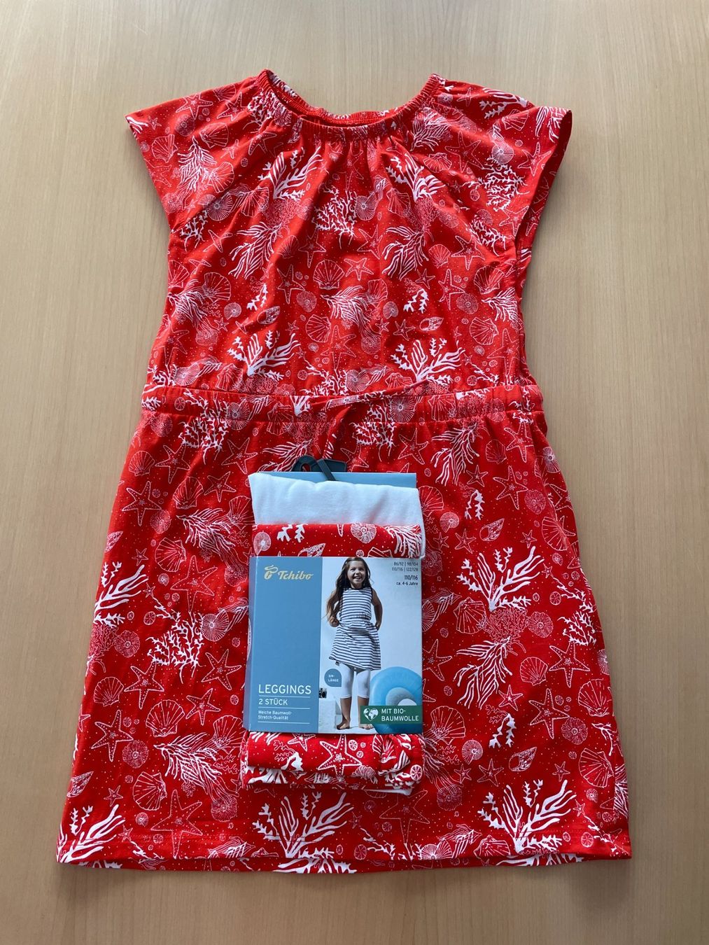 Tchibo Vestiti & Gonne: Sommerkleid mit Leggings Mädchen – Nuovo e nell'imballaggio originale da Forch venduto da CorinneB-K