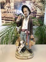 Porzellanfigur Alter Mann mit Hund !