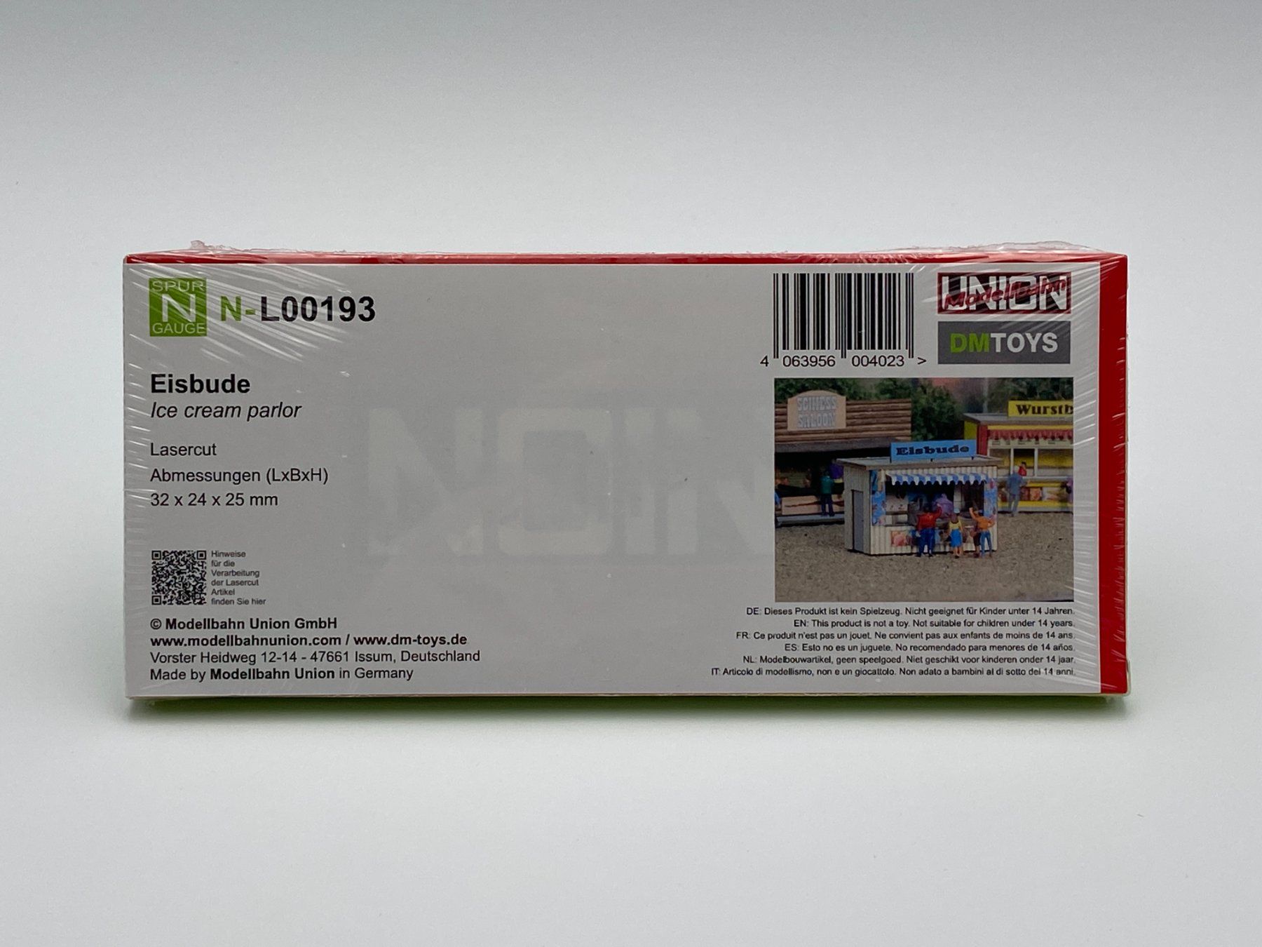 Modellini di ferrovie: Modellbahn Union N-L00193 Eisbude – Nuovo e nell'imballaggio originale da Neukirch a.d. Thur venduto da Modellbaushop 1
