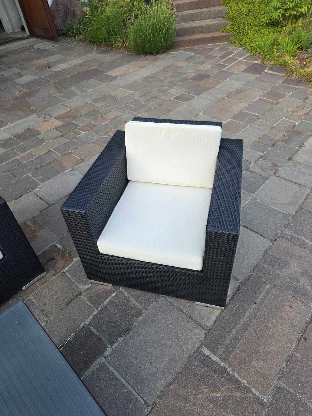 Set di tavolo e panche: Rattan Gartenlounge – Usato da Bäretswil venduto da xxflockixx 3