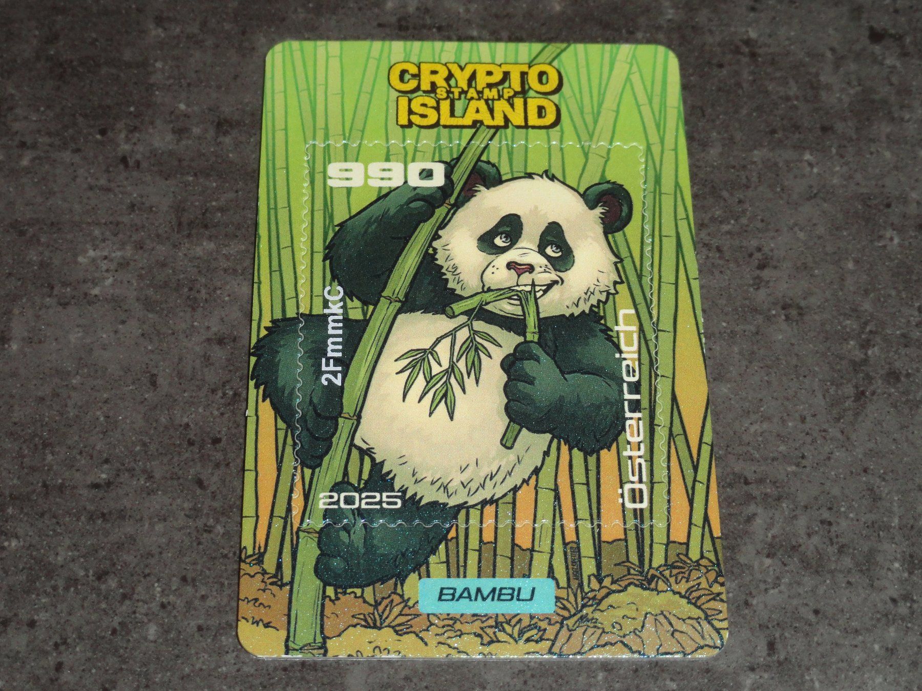 Crypto Island Stamp Österreich: BAMBU in Schwarz (Neu (gemäss  Beschreibung)) in Dagmersellen für CHF 15 – mit Lieferung auf Ricardo kaufen