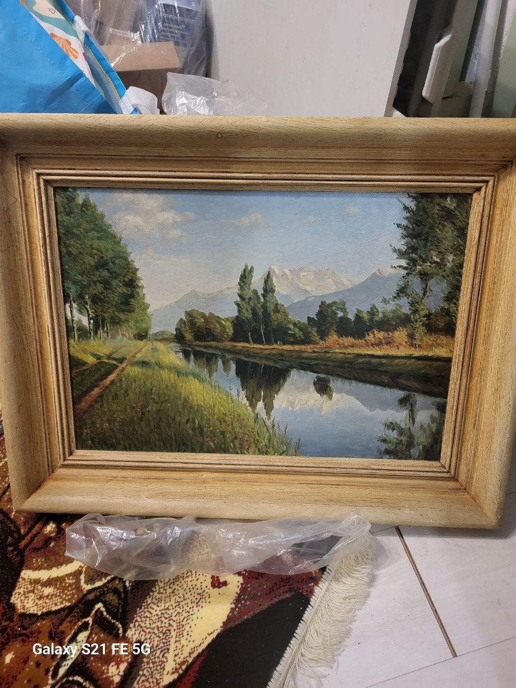 Dipinti: Alte bild mit alte Rahmmen – Usato da Riehen venduto da tamola67