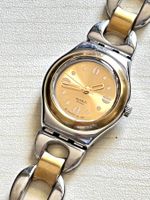 Süsse Swatch Uhr, Gold & Silber, CH-Modell, guter Zu...