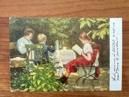 AK   1921 Ferienzeit Künstlerkarte Ostallo   (G2384)