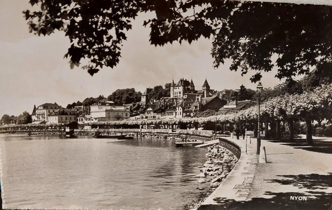 Ansichtskarten: NYON - 1951 – Gebraucht aus Delémont von Domdom1