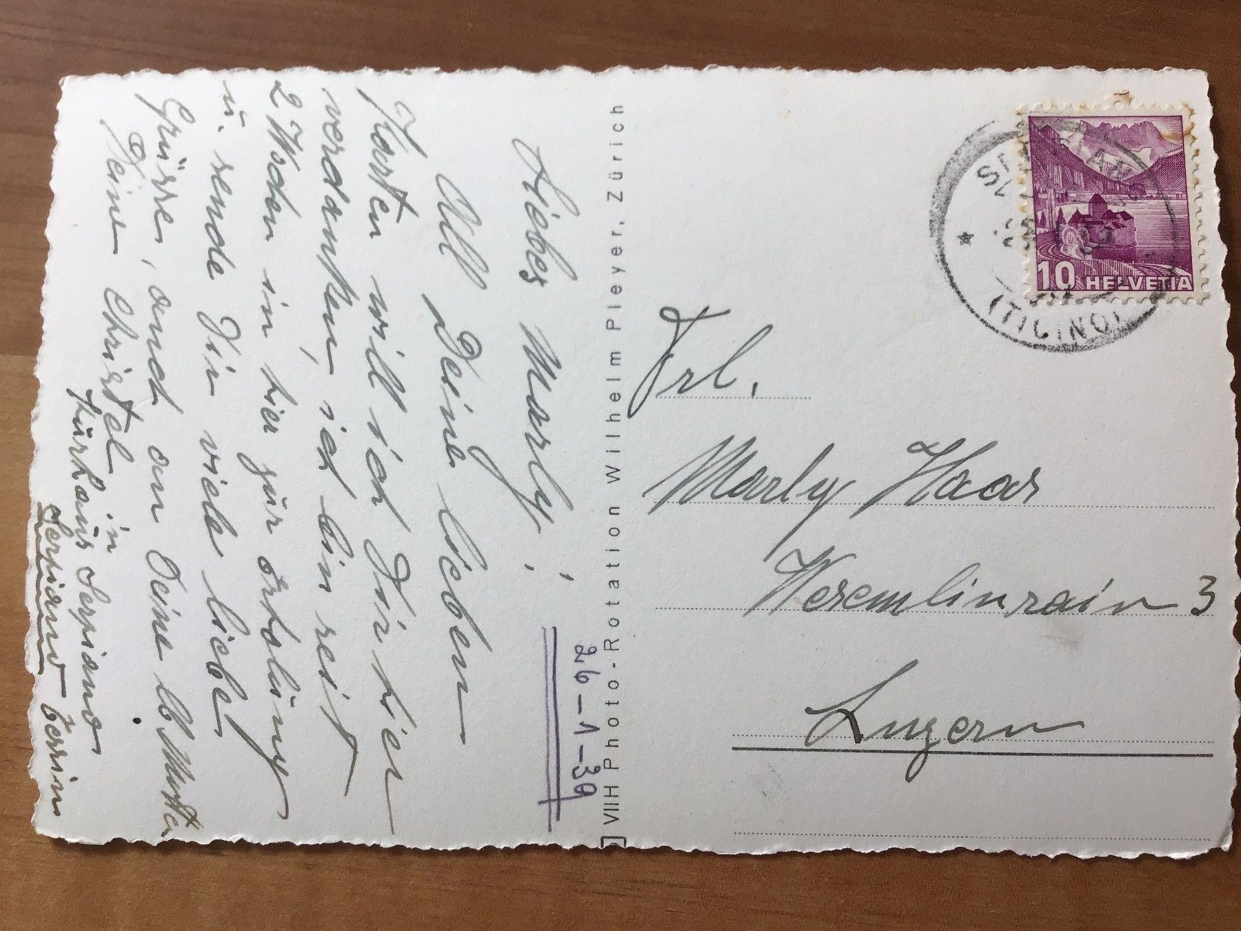 Cartoline postali: Morcote – Usato da Kirchenthurnen venduto da Gluecksbrief 1