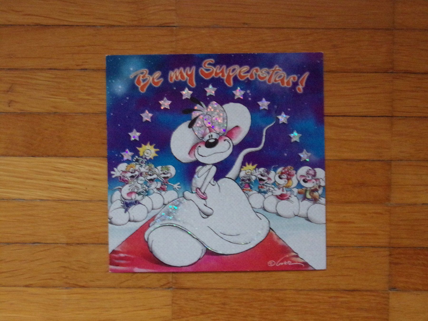 Karten: Diddl Karte  Be my Superstar – Gebraucht aus Winterthur von Jessi_di