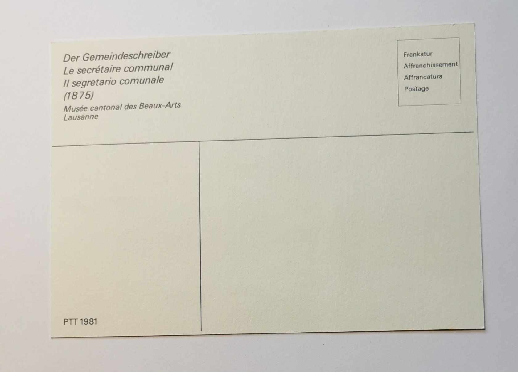Alle Briefmarken: Albert Anker Postkarte mit Unterschrift – Gebraucht aus Aadorf von Chnorli-Furz 1