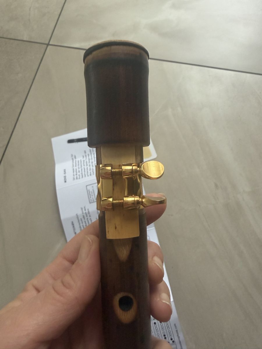 Strumenti musicali: Mini-Sax / Bambus-Saxophon – Usato da Uzwil venduto da Calla03 2